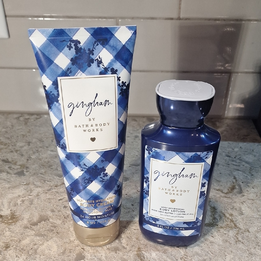 Gingham by Bath & Body Works Body Cream & Body Lotion
